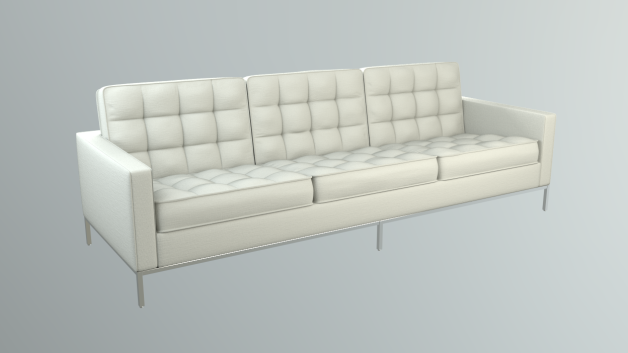 Florence Knoll Sofa made in Blender
