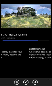 Photosynth is stiching the photos
