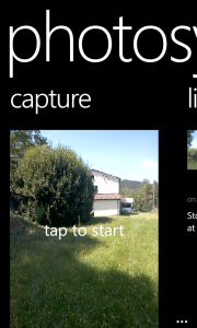 Start taking photos with Photosynth